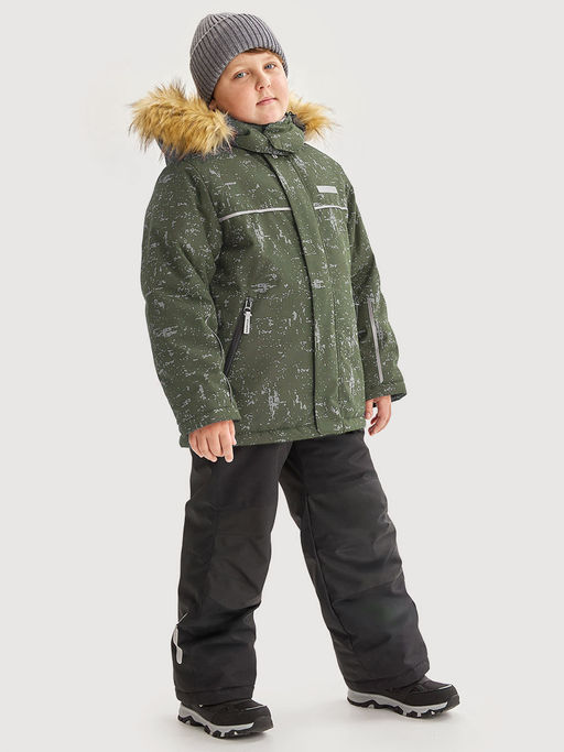 Костюм +7з5925 хаки/черный