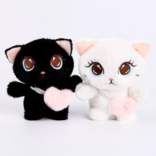 Мягкая игрушка Кот с сердцем, 11 см, МИКС - Simaland фото 5