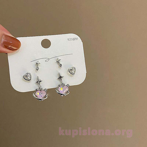 Набор сережек Dream heart - Купи слона фото 2