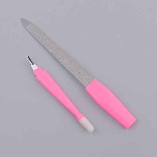 Пилка - триммер - пушер для ногтей, разборная, 20 см, МИКС