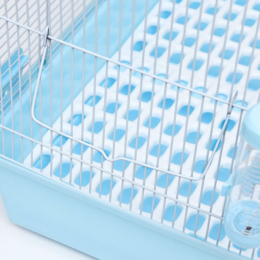 Клетка для грызунов с выдвижными поддонами 60 х 35 х 47 см, синяя - Пижон фото 6