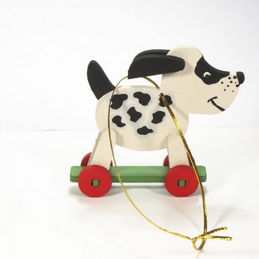 Елочные игрушки - Дворняжка белая 1013 Black Spots - Idh фото 4