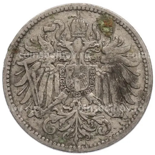 Монета 10 геллеров 1895 года Австрия