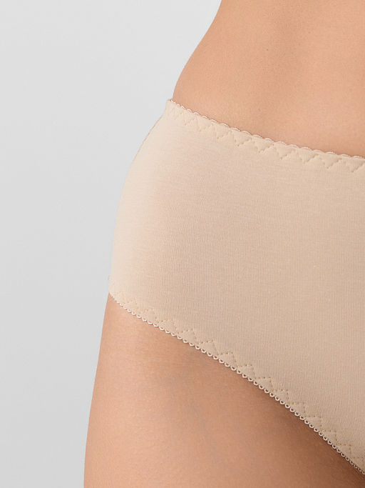 Цена за 2 штуки! Трусы макси женские бежевые - Mark formelle фото 5
