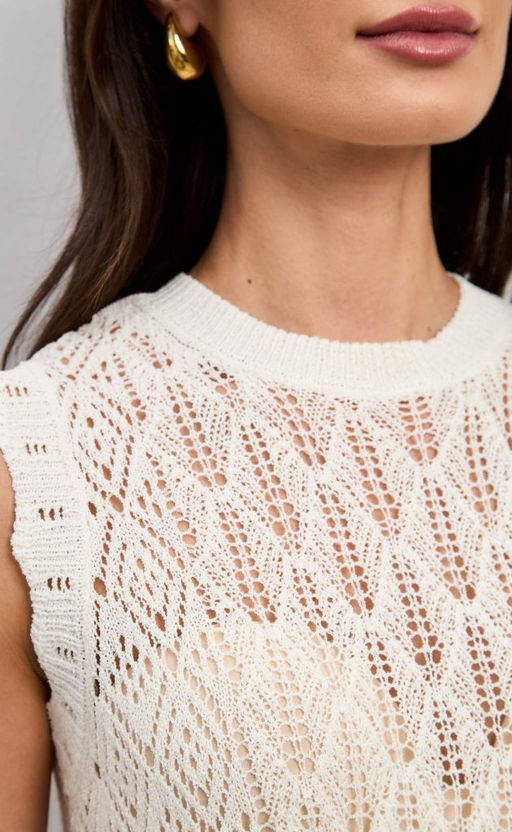 Джемпер к/р F412-1506 milk - Fine joyce фото 5