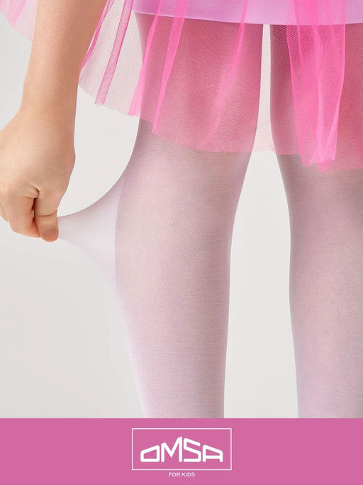 (Omsa) Collant GIRL 40 (чз) bianco