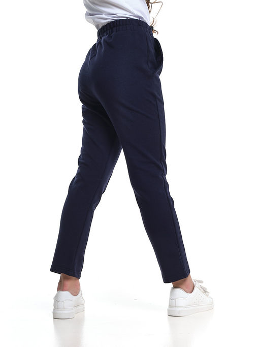 Школьные брюки для девочки UD 7649 т.синий - Mini maxi фото 2