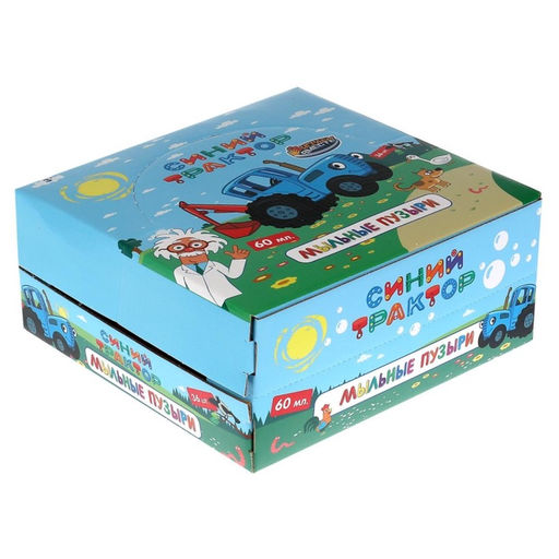 Цена за 36 шт. Мыльные пузыри «Синий трактор», 60 мл