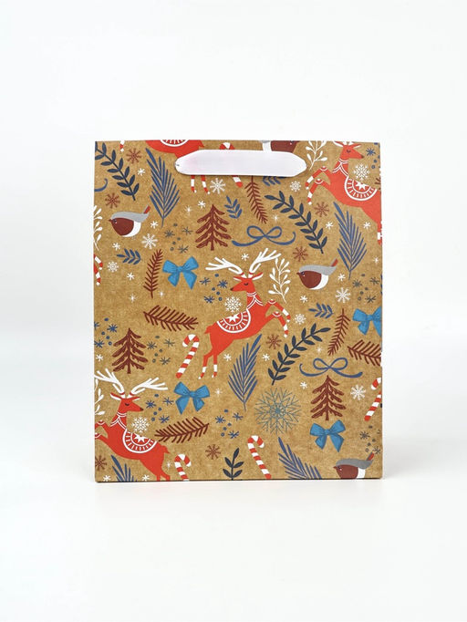 Набор пакетов крафтовых «Новогоднее поздравление»