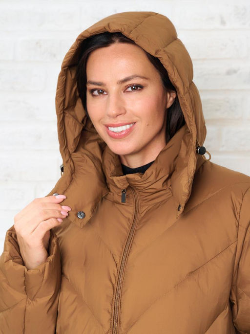 Пальто женское 2241122004 brown - Maxroses фото 6