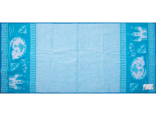 6с102.411ж1 Драко-вельвет (бирюза11) Полотенце махровое 67х150см