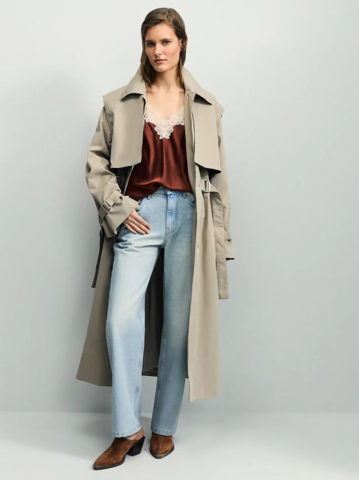 Джинсы straight с высокой посадкой регулярной длины / Zarina  фото 6