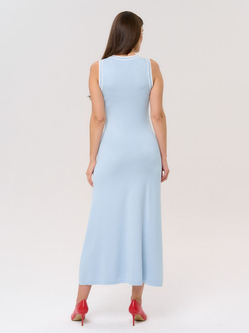 Платье женское ZZ-03005 l.blue/white