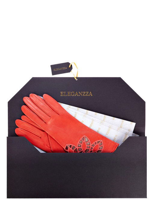 Перчатки женские ш/п F-IS0166 coral - Eleganzza фото 6