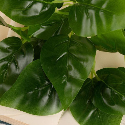 Цена за 2 шт. Букет искусственный «Зелёный лист», h=32 см