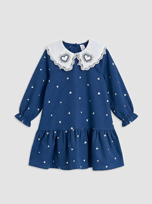 Bebe Yaka Ta?l? K?z ?ocuk F?rf?rl? Elbise