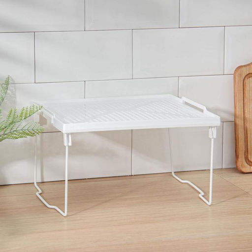 Подставка на металлических ножках «Лофт» белая