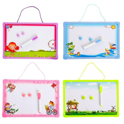 Доска магнитная, маркер и 2 магнита в комплекте, МИКС