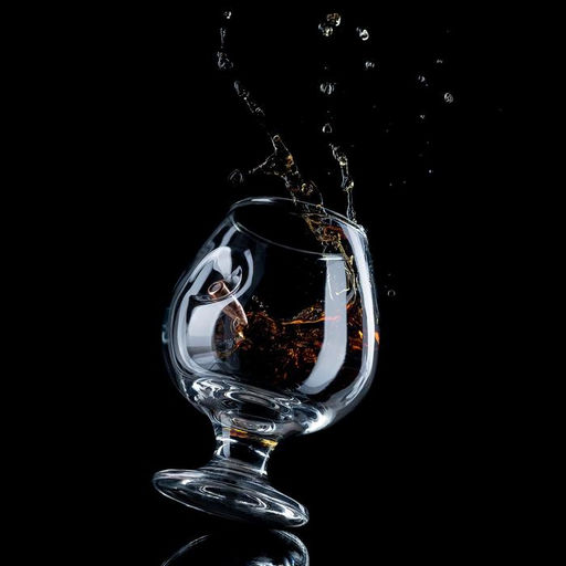 Бокал для коньяка с пулей Непробиваемый, 395 мл