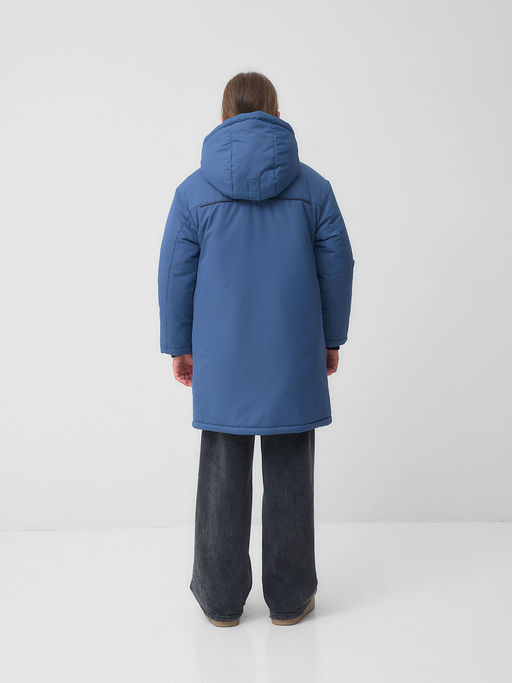 Куртка зимняя 25377-518 джинсовый