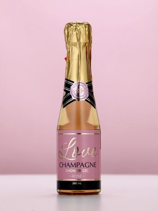 Гель для душа во флаконе шампанское Love Champagne, 250 мл, Чистое счастье  фото 3