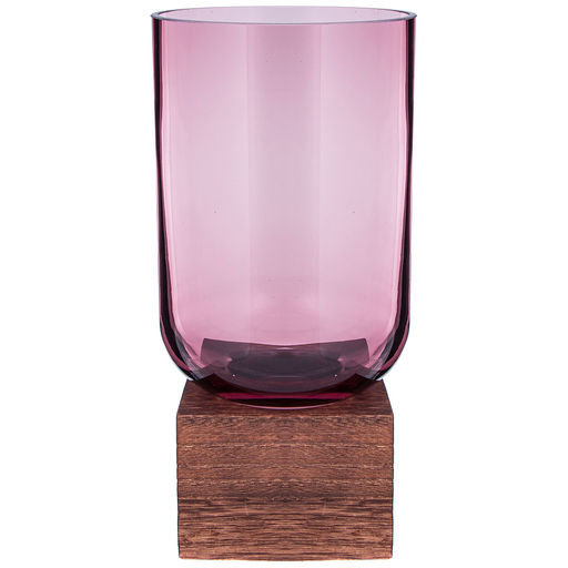 ВАЗА WOODY PURPLE 13*13*25 CM