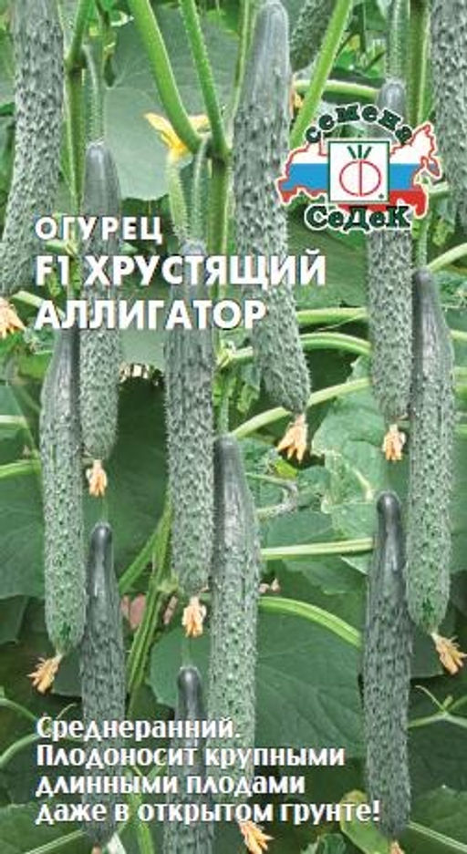 Огурец Хрустящий Аллигатор F1 0,2г (СеДеК)