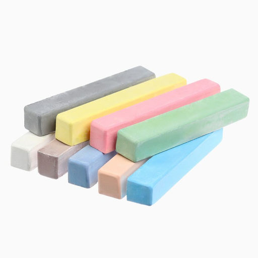 Цена за 4 шт. Мелки цветные школьные 9 шт. «Попугай Кеша»