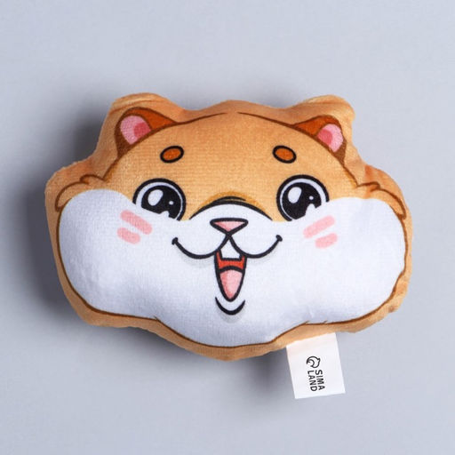 Игрушка для кошек с мятой Хомячок, 12 х 9,2 см - Пушистое счастье фото 2