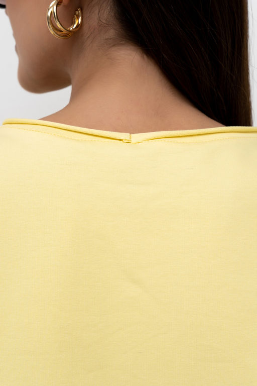 футболка из лёгкого хлопкового футера - Solo mio фото 8