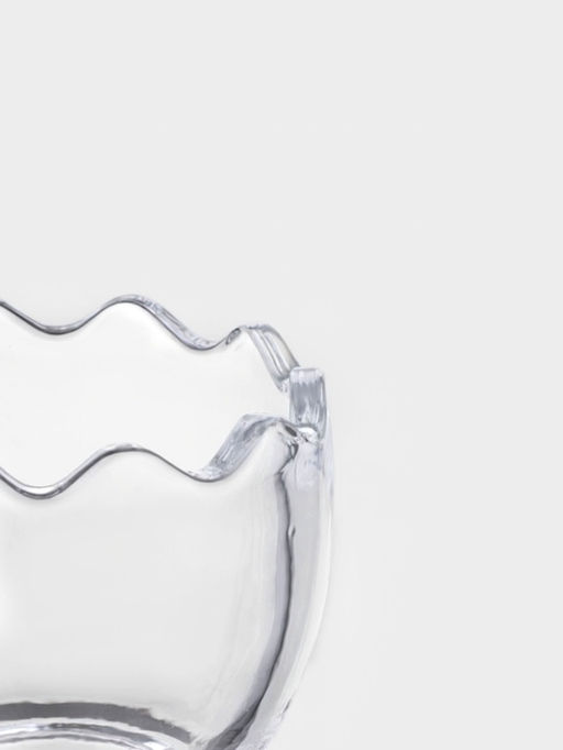 Конфетница Яйцо, 170 мл, 8.3?11.5 см, стекло, прозрачная