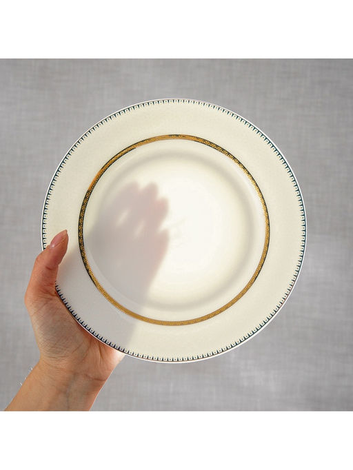 Тарелки WY Grace, d=25.5 см, набор 2 шт., фарфор, белые