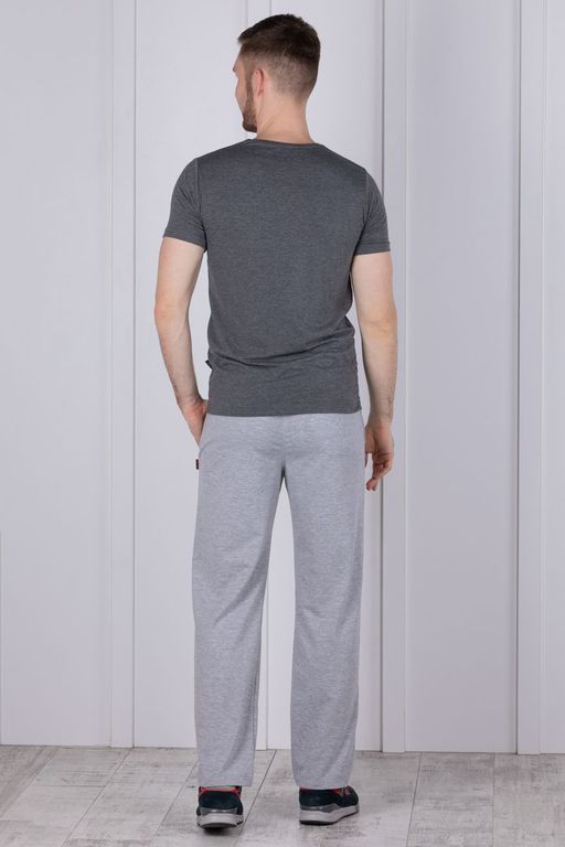 Брюки спортивные 
 3.MM001A-серый-светлый