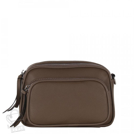 Сумка женская кожаная 99137VG khaki Vitelli Grassi в Новосибирске  фото 3