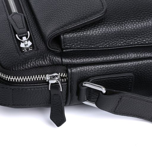 Мужская сумка, кожа, MIRONPAN 26291 Черный  фото 3