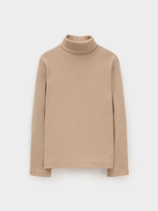 КР 301477/темно-бежевый 1304 к574 джемпер (водолазка) для мал