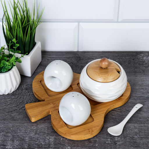 Набор для специй 3 предмета / SS339 /уп 24/ на подставке - Галеонтрейд фото 3