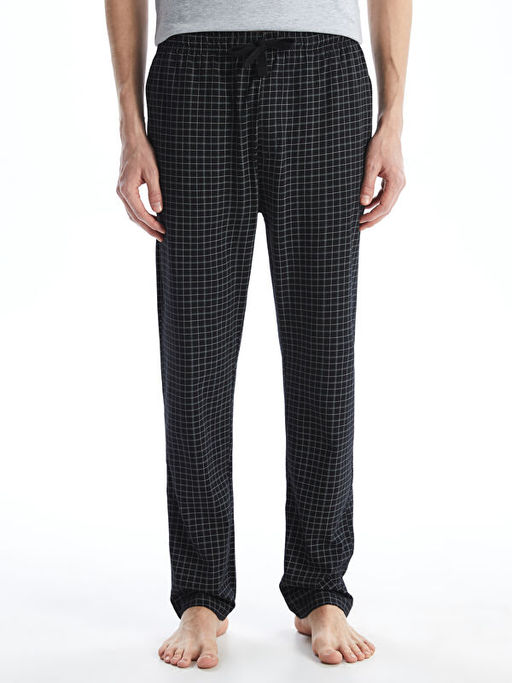 Standart Kal?p Ekose Erkek Pijama Alt