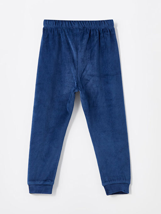 Beli Lastikli Kadife Erkek Bebek Pijama Alt - Waikiki фото 2