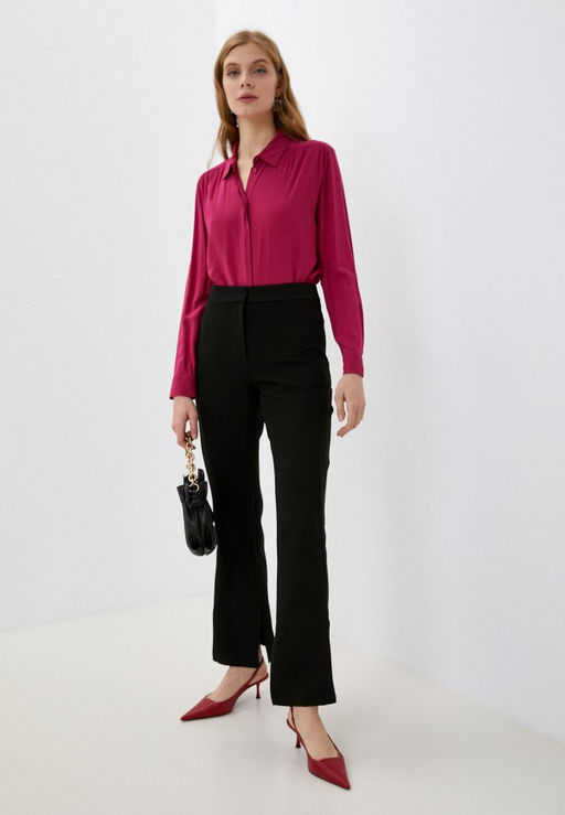 Черные брюки с разрезами - Incity фото 5