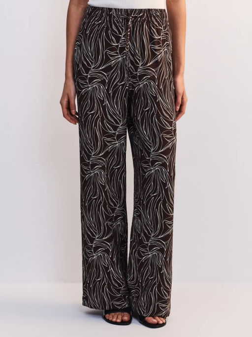 Брюки прямого кроя с принтом ZR2605012124-256 / Zarina