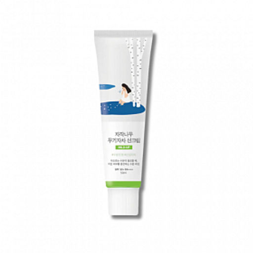 Round Lab Birch Juice Moisturizing Mild-Up Sunscreen SPF 50+ PA++++, 50ml - Санскрин с берёзовым соком