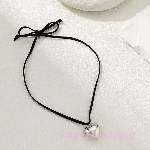 Подвеска на шнурке Silver heart - Купи слона фото 2