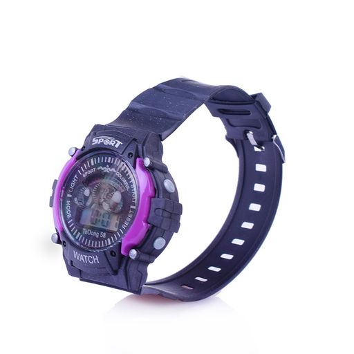 Часы игрушечные "Спорт" черные