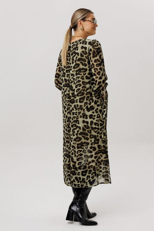 Платье ANELLI 1733 зеленый леопард фото 2