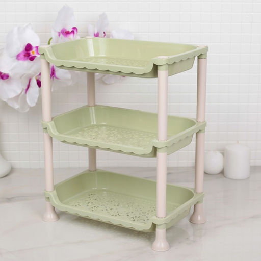 Этажёрка настольная 3 яруса «Пастель», МИКС