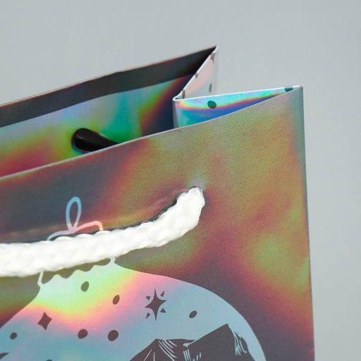 Пакет голографический Месяц, S 12 х 15 х 5.5 см - Дарите счастье фото 5