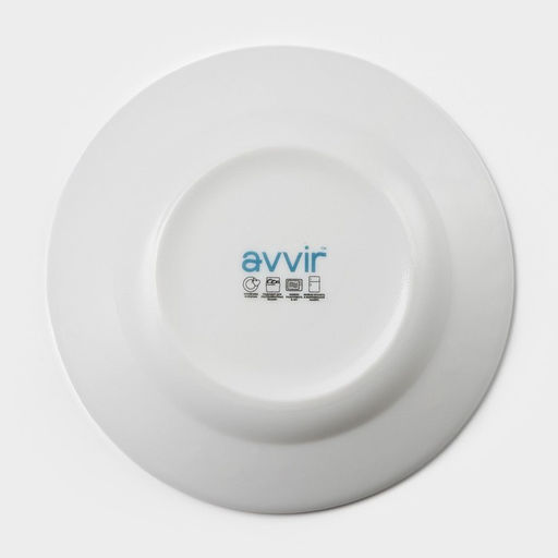 Тарелка глубокая Avvir Регал, 450 мл, d=20 см, стеклокерамика, белая
