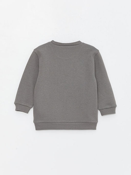 Bisiklet Yaka Hot Wheels Bask?l? Erkek Bebek Sweatshirt - Waikiki фото 2