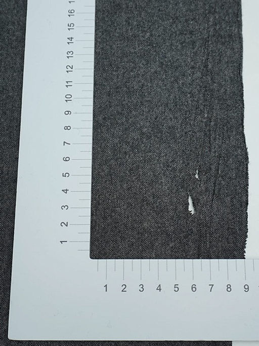 Шерсть костюмная Твид цв.Графитово-серый меланж, СОРТ2, ш.1.5м, шерсть-50%, п/э-50%, 240гр/м.кв - Купава фото 7